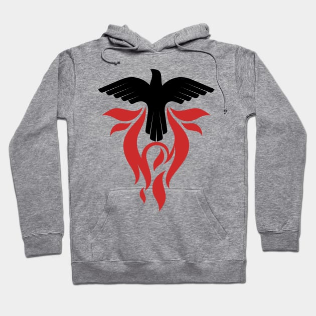 A dove in a flame of fire is a symbol of the Holy Spirit Hoodie by Reformer